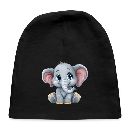 Sweet Cartoon Baby Elephant with Big Eyes - Baby Cap