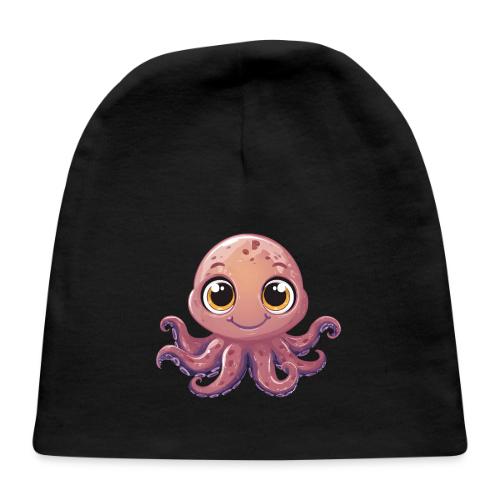 Cute Cartoon Baby Octopus with Big Eyes - Baby Cap