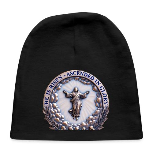 He Is Risen Ascended In Glory T Shirt, Gift - Baby Cap