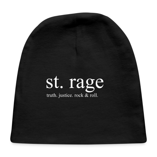 St Rage (white letters) - Baby Cap