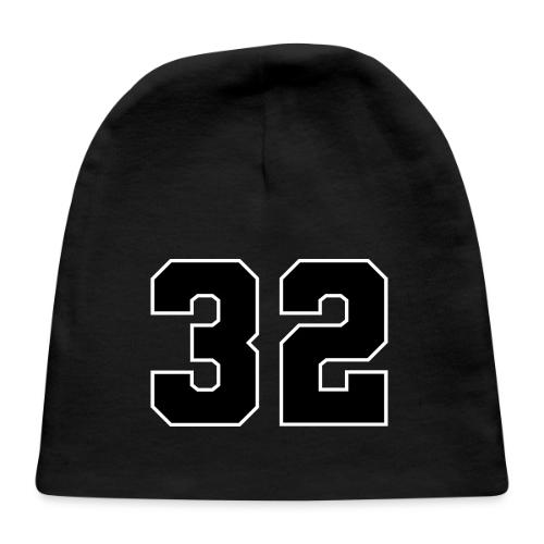 Varsity Number 32 Athletic Design - Baby Cap