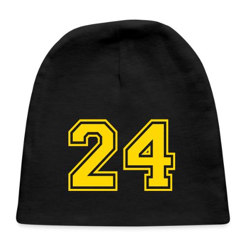 Number 24 in a classic athletic collegiate font - Baby Cap