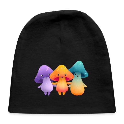 Cheerful Mushroom Friends - Baby Cap