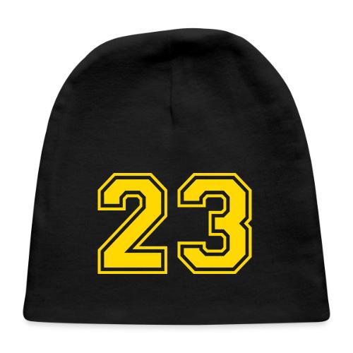 Number 23 in a classic athletic collegiate font - Baby Cap