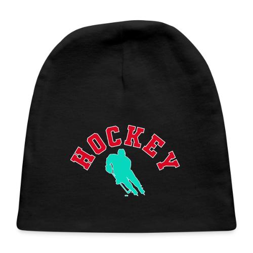 Hockey Player Silhouette - Baby Cap