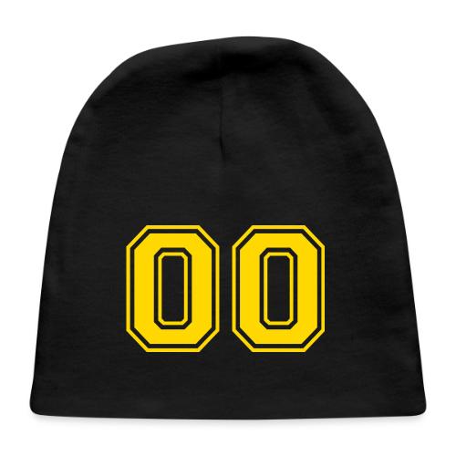 Number 00 in a classic athletic collegiate font - Baby Cap
