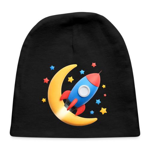 Rocket to the Crescent Moon - Baby Cap