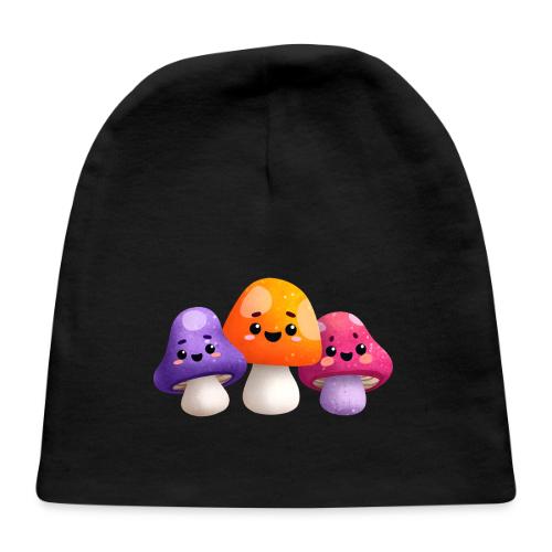 Colorful Mushroom Companions - Baby Cap