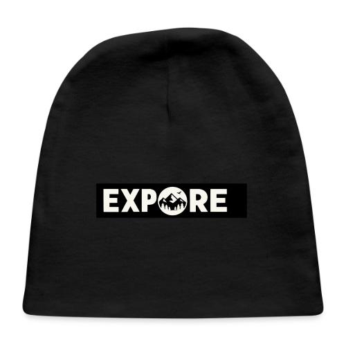 Adventure Oxygen Nature Mountain Forest Typography - Baby Cap