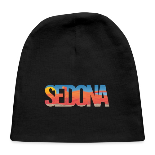 Sedona Arizona Scenic Typography - Baby Cap