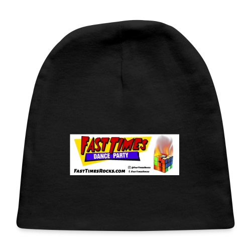 Fast Times Logo with Burning Cube - Baby Cap