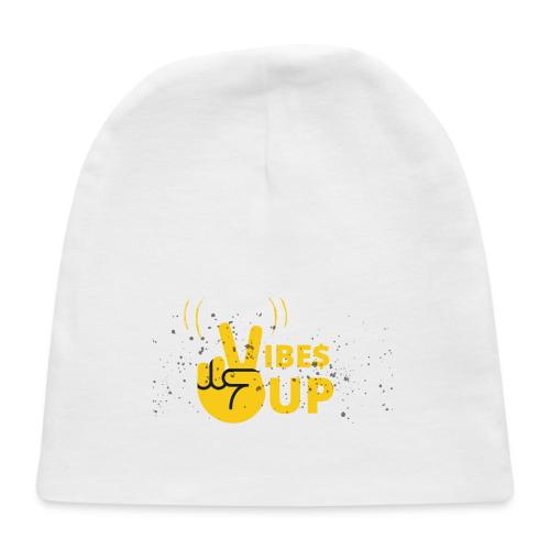 Vibrant Peace Vibes Up Design - Baby Cap