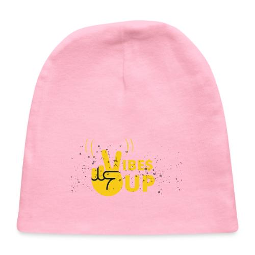 Vibrant Peace Vibes Up Design - Baby Cap