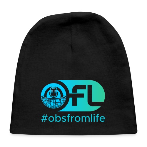 Observations from Life Logo with Hashtag - Baby Cap