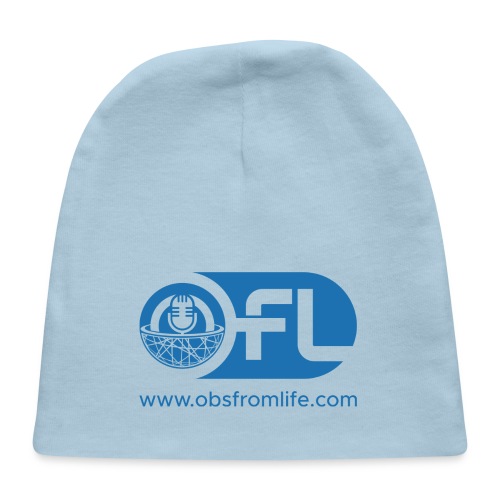 Observations from Life Logo with Web Address - Baby Cap