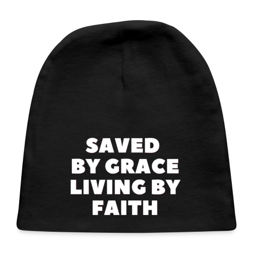 Saved By Grace Living By Faith - Baby Cap