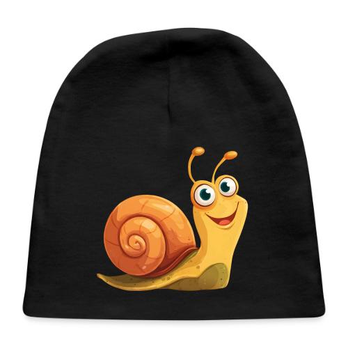 Happy Cartoon Snail with a Smile - Baby Cap