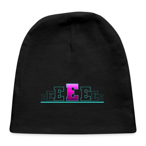 Letter E – Capital Varsity Alphabet Monogram - Baby Cap