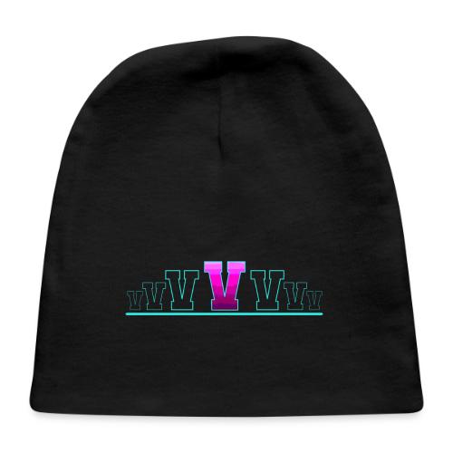 Letter V – Capital Varsity Alphabet Monogram - Baby Cap