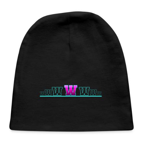 Letter W – Capital Varsity Alphabet Monogram - Baby Cap