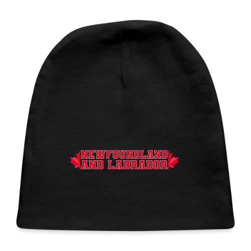Newfoundland and Labrador with maple leaf - Baby Cap