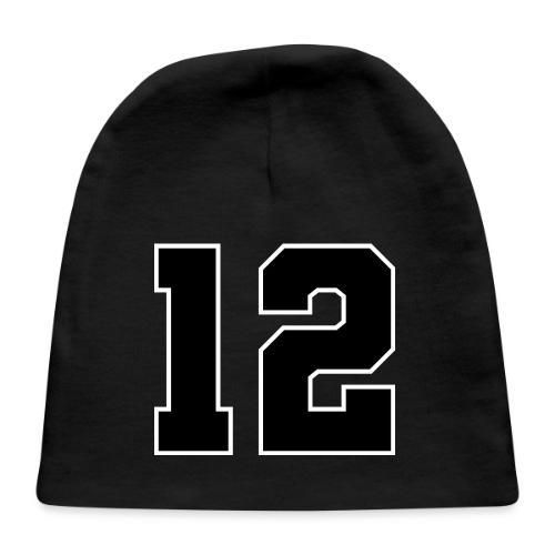 Varsity Number 12 Sports Design - Baby Cap