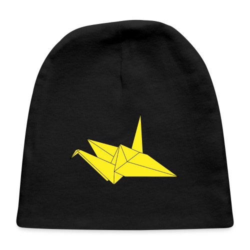 Origami Paper Crane Design - Yellow - Baby Cap