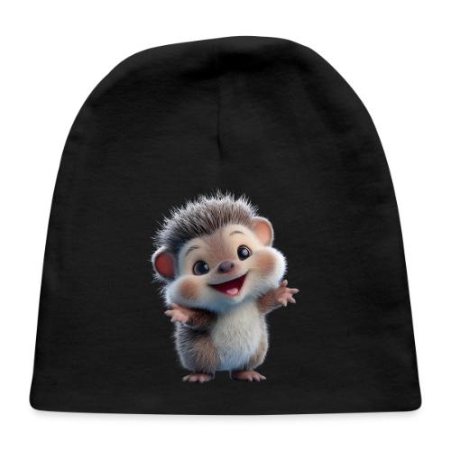Playful Cartoon Hedgehog with Joyful Pose - Baby Cap