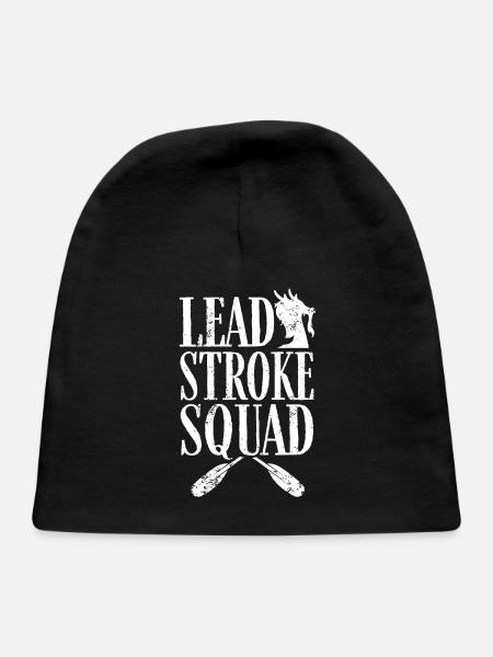 Dragon Boat Racing, Stroke Dragon Boats - Baby Cap - black - Front