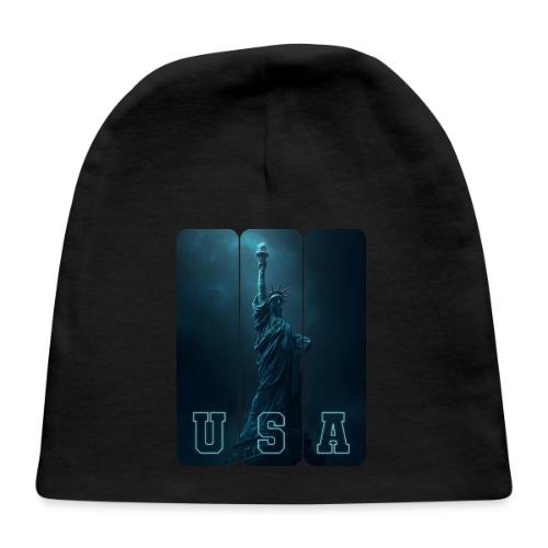 Neon Liberty USA Triptych - Baby Cap