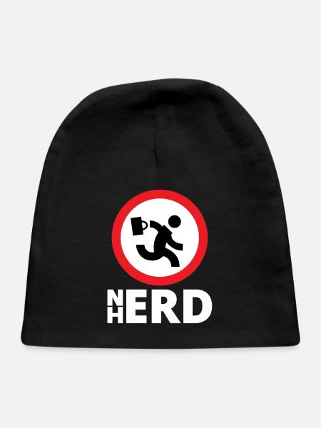 Nerd Herd - Baby Cap - black - Front