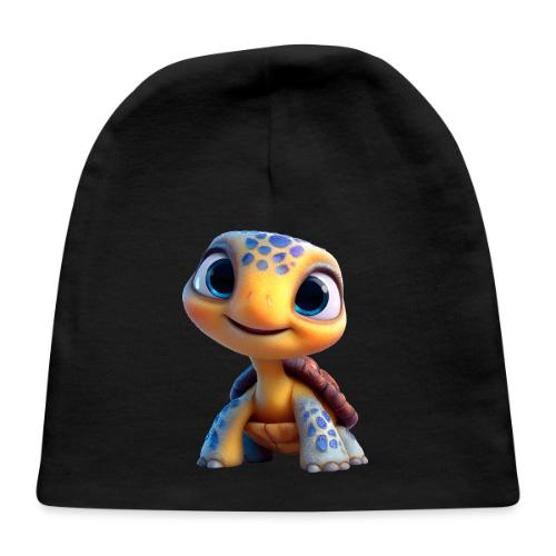 Joyful 3D Baby Turtle with Big Eyes - Baby Cap