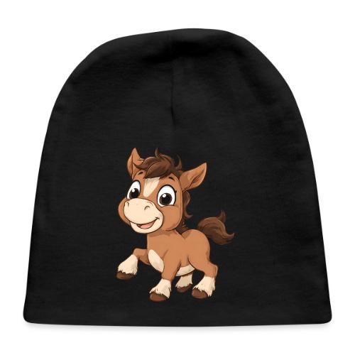 Playful Cartoon Baby Pony Full of Joy - Baby Cap