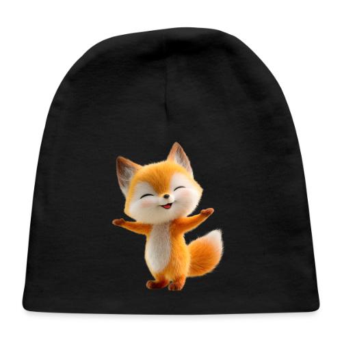 Cute 3D Cartoon Fox Standing Arms Up - Baby Cap
