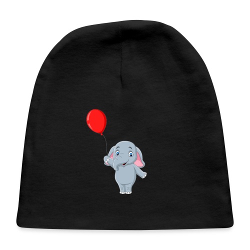 Baby Elephant Holding A Balloon - Baby Cap