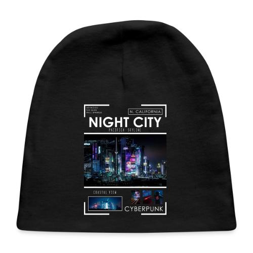 Night City Pacifica Skyline - Baby Cap