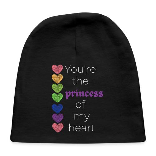 Princess of My Heart (white text) - Baby Cap