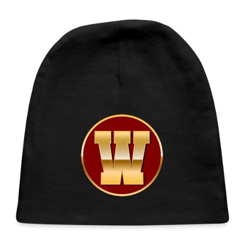 Letter W – Capital Varsity Alphabet Monogram - Baby Cap