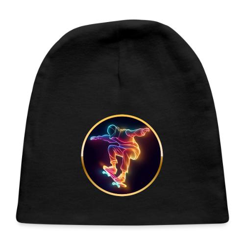 Skateboarding: Midnight Neon Skater - Baby Cap