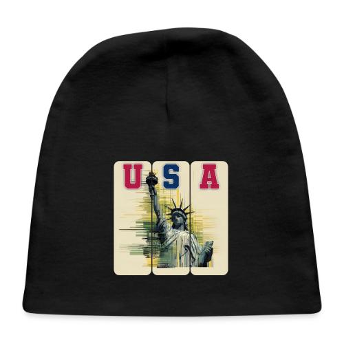 Art illustration of the Statue of Liberty - Baby Cap