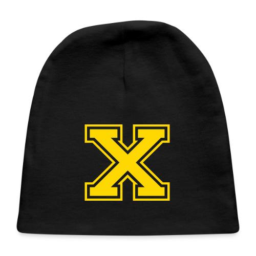 Letter X – Capital Athletic Alphabet Monogram - Baby Cap