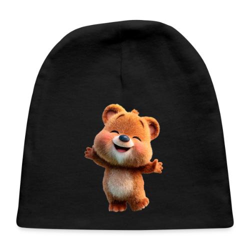 Joyful Baby Bear with Arms Up - Baby Cap