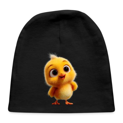 Cute Cartoon Yellow Chick with Big Sparkling Eyes - Baby Cap