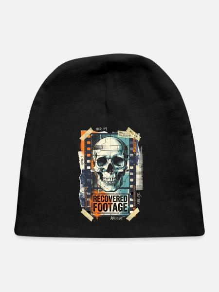 Recovered Footage Skull Archive - Baby Cap - black - Front