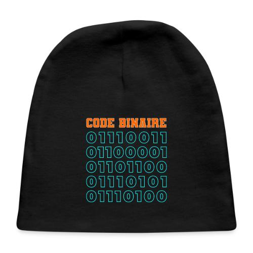 Hi in binary code - Baby Cap