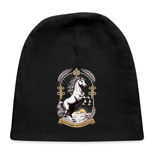 Year of the Horse Rearing T Shirt, Lunar New Year - Baby Cap