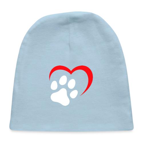 Heart and Paw Print - Baby Cap