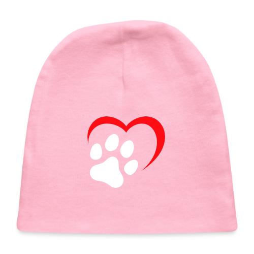 Heart and Paw Print - Baby Cap