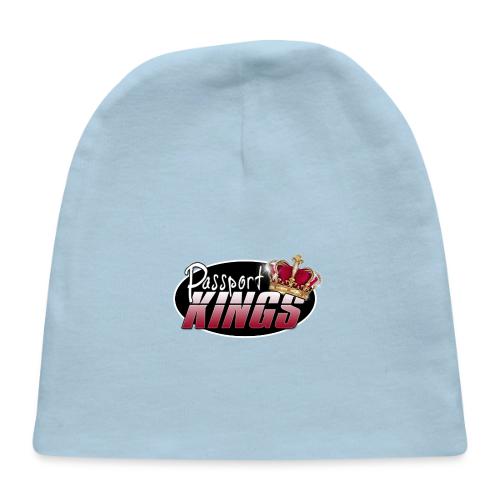 Passport Kings logo for dark shirts - Baby Cap