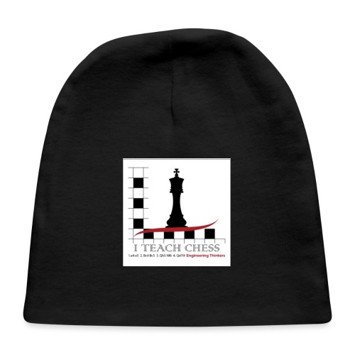 I Teach Chess Logo - Baby Cap